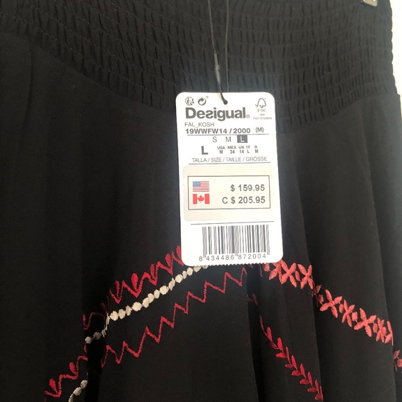 Desigual NWT Asymmetrical skirt L - Picture 2 of 5
